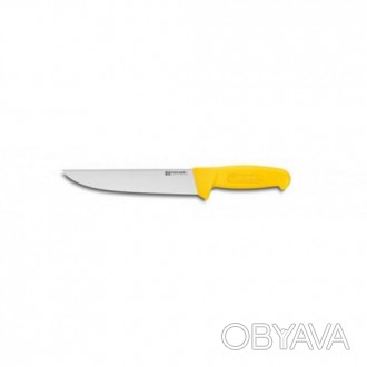 Нож для обвалки мяса Fischer №10 200мм с желтой ручкой. Смотрите этот товар на н. . фото 1