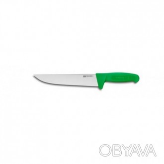 Нож для обвалки мяса Fischer №10 250мм с зеленой ручкой. Смотрите этот товар на . . фото 1