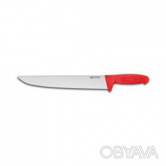Нож для обвалки мяса Fischer №10 300мм с красной ручкой. Смотрите этот товар на . . фото 1