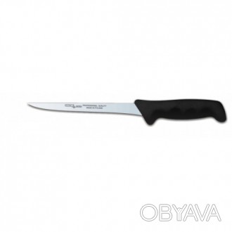 Нож для рыбы Polkars №50 175мм с черной ручкой. Смотрите этот товар на нашем сай. . фото 1