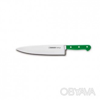 Нож кухонный Fischer №141 250мм с зеленой ручкой. Смотрите этот товар на нашем с. . фото 1