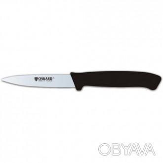 Нож кухонный L8cm Oskard NK037 черная ручка