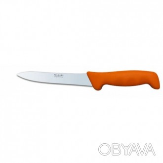 Нож кухонный Polkars №38 165мм с оранжевой ручкой. Смотрите этот товар на нашем . . фото 1