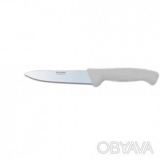 Нож кухонный Polkars №40 125мм с белой ручкой. Смотрите этот товар на нашем сайт. . фото 1