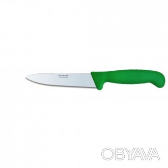 Нож кухонный Polkars №40 125мм с зеленой ручкой. Смотрите этот товар на нашем са. . фото 1
