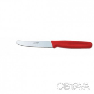 Нож кухонный Polkars №41 115мм с красной ручкой. Смотрите этот товар на нашем са. . фото 1