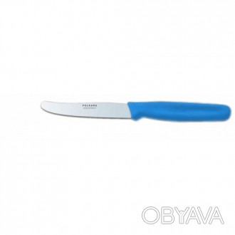 Нож кухонный Polkars №41 115мм с синей ручкой. Смотрите этот товар на нашем сайт. . фото 1