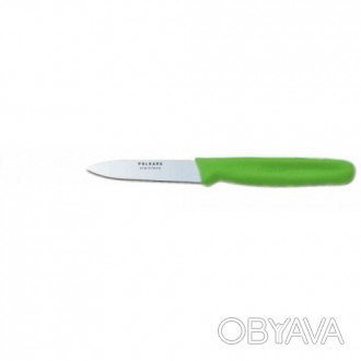 Нож кухонный Polkars №45 90мм с зеленой ручкой. Смотрите этот товар на нашем сай. . фото 1