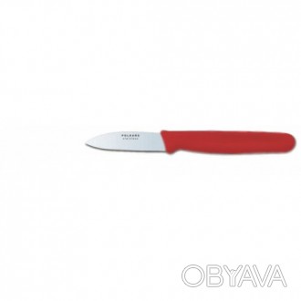 Нож кухонный Polkars №47 70мм с красной ручкой. Смотрите этот товар на нашем сай. . фото 1