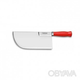 Нож мясника Bargoin 26 см красный 1280-26. Смотрите этот товар на нашем сайте re. . фото 1