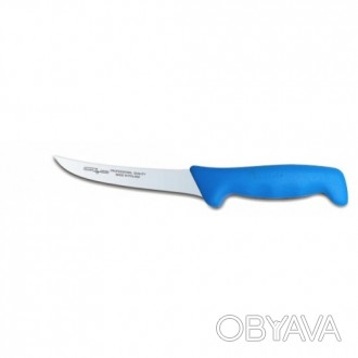 Нож разделочный Polkars №16 150мм с синей ручкой. Смотрите этот товар на нашем с. . фото 1