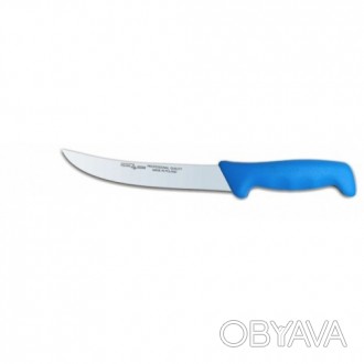 Нож разделочный Polkars №23 210мм с синей ручкой. Смотрите этот товар на нашем с. . фото 1