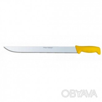 Нож разделочный Polkars №30 520мм с желтой ручкой. Смотрите этот товар на нашем . . фото 1