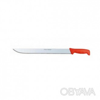 Нож разделочный Polkars №30 520мм с красной ручкой. Смотрите этот товар на нашем. . фото 1