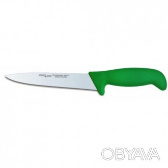 Нож разделочный Polkars №32 210мм с зеленой ручкой. Смотрите этот товар на нашем. . фото 1