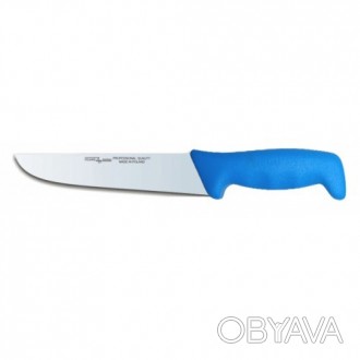 Нож разделочный Polkars №33 210мм с синей ручкой. Смотрите этот товар на нашем с. . фото 1