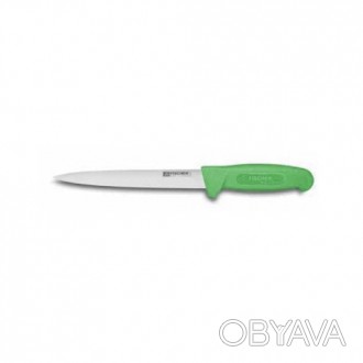 Нож шкуросъемный Fischer №33 200мм с зеленой ручкой. Смотрите этот товар на наше. . фото 1