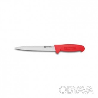Нож шкуросъемный Fischer №33 200мм с красной ручкой. Смотрите этот товар на наше. . фото 1