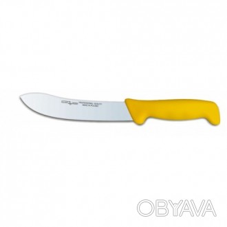 Нож шкуросъемный Polkars №7 175мм с желтой ручкой. Смотрите этот товар на нашем . . фото 1