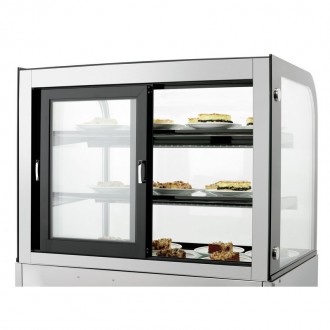 Универсальная холодильная витрина на раздачу регулируемые по высоте промежуточны. . фото 5