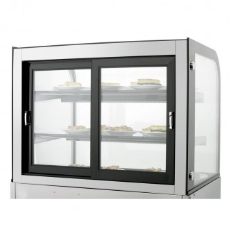 Универсальная холодильная витрина на раздачу регулируемые по высоте промежуточны. . фото 3