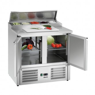 Холодильный стол заготовочный 900T2Материал изготовления - Хромникелевая сталь. . . фото 3