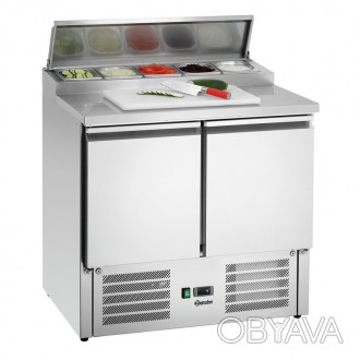 Холодильный стол заготовочный 900T2Материал изготовления - Хромникелевая сталь. . . фото 1