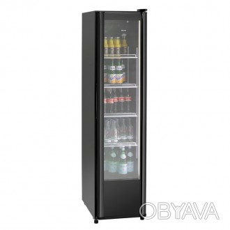 Холодильный шкаф 300LИмеет черный цвет. Материал изготовления - Сталь С покрытие. . фото 1