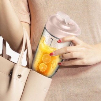 Фитнес-блендер Xiaomi Deerma Fruit Cup выполнен из прочного материала. Благодаря. . фото 10