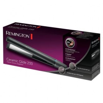 Выпрямитель для волос REMINGTON Ceramic Glide 230 S3700Предлагая 4-кратную защит. . фото 3