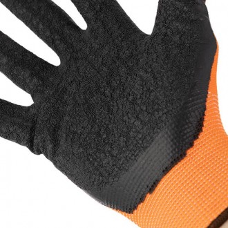 Защитные перчатки INTERTOOL SP-0120 с латексным покрытием, предназначены для защ. . фото 3