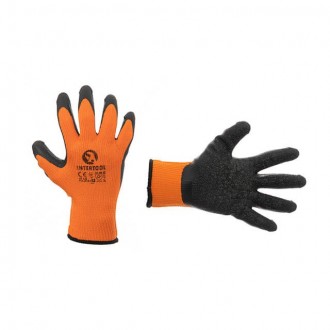 Защитные перчатки INTERTOOL SP-0120 с латексным покрытием, предназначены для защ. . фото 2