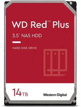HDD SATA 14.0TB WD Red Plus 7200rpm 512MB. Харків. фото 1 HDD SATA 14.0TB WD Red Plus 7200rpm 512MB. Харків. фото 1