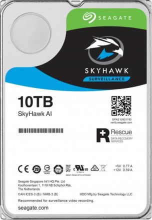 HDD SATA 10.0TB Seagate SkyHawk Al Surveillance 256MB. Харків. фото 1 HDD SATA 10.0TB Seagate SkyHawk Al Surveillance 256MB. Харків. фото 1