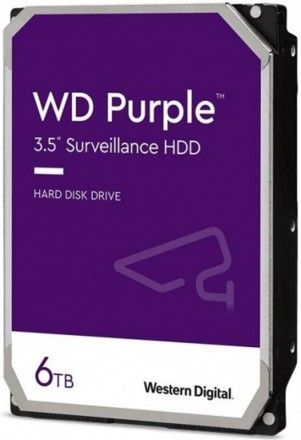 HDD SATA 6.0TB WD Purple 5400rpm 128MB. Харків. фото 1 HDD SATA 6.0TB WD Purple 5400rpm 128MB. Харків. фото 1
