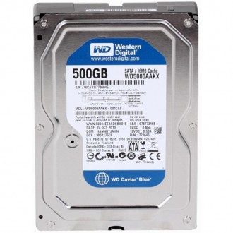 HDD SATA 500GB WD Blue 7200rpm 16MB Refurbished. Харків. фото 1 HDD SATA 500GB WD Blue 7200rpm 16MB Refurbished. Харків. фото 1
