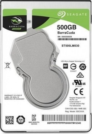 HDD 2.5" SATA 500GB Seagate BarraCuda 5400rpm 128MB. Харків. фото 1 HDD 2.5" SATA 500GB Seagate BarraCuda 5400rpm 128MB. Харків. фото 1
