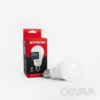 Лампа світлодіодна ETRON Power Light 1-ELP-092 A65 15W 6500K E27 Продаж оптом і . . фото 1