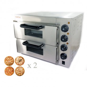 Подовая электрическая печь для пиццы предназначена для приготовления профессиона. . фото 3