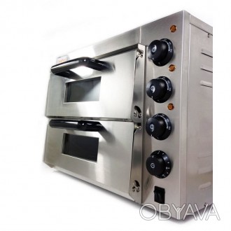 Подовая электрическая печь для пиццы предназначена для приготовления профессиона. . фото 1