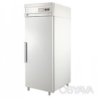 
Холодильный шкаф объемом 700 л с глухой металлической дверью имеет возможность . . фото 1