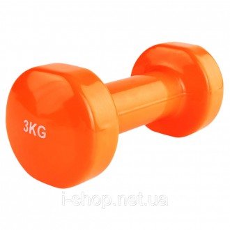 Stein Vinyl Dumbbell 3 kg
 
Виниловая гантель 3 кг - для дома и фитнес-клубов.
	. . фото 3