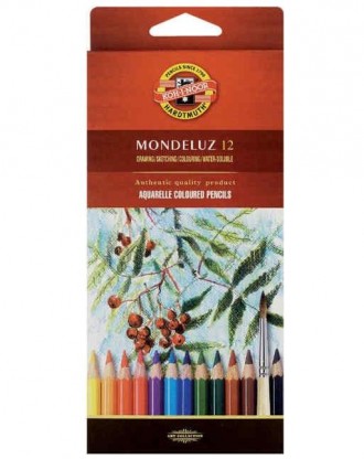 
Профессиональные акварельные карандаши Koh-i-Noor Mondeluz имеют яркие и насыще. . фото 2