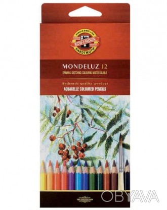 
Профессиональные акварельные карандаши Koh-i-Noor Mondeluz имеют яркие и насыще. . фото 1