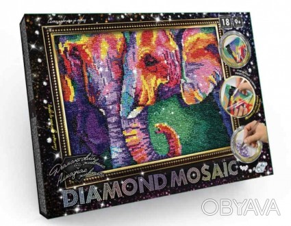 "Diamond Mosaic" – серия наборов креативного творчества, предназначенная не толь. . фото 1