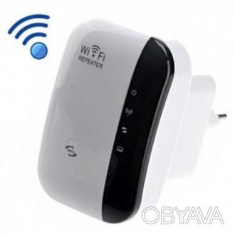 Беспроводной Wi-Fi репитер расширитель (усилитель) Wi-Fi диапазона сети Wireless. . фото 1