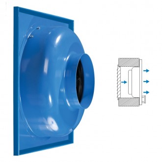 Канальный центробежный вентилятор. Максимальная производительность - 355 м3/ч.
П. . фото 4