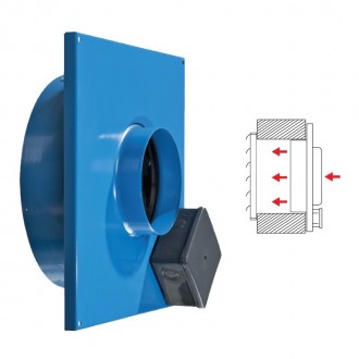 Канальный центробежный вентилятор. Максимальная производительность - 355 м3/ч.
П. . фото 6