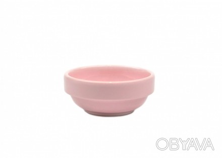 Соусник круглый из меламина 40 мл, пастельно розовый, 61 x 25 ммРазмеры (мм): 61. . фото 1
