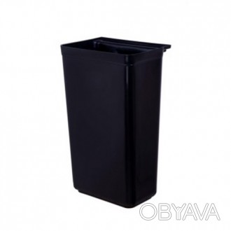 Ящик для сбора мусора к сервисной тележке One Chef (черный пластик) (33.5*23.1*4. . фото 1